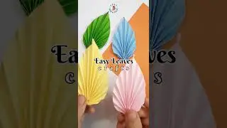 Super Easy Leaves Craft | Leaf Ornament Paper Craft | Leaf Origami #shorts #youtubeshorts