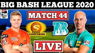 SCO VS HEA LIVE 44th Match, BBL Live PRS vs BRH