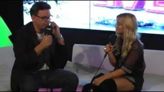 Radio City Christmas Live 2014 -  Alexa Goddard Interview (Back Stage)