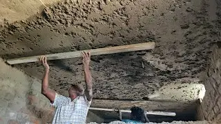 Techniques of Plastering_Ceiling Perfect Plaster on Living Room Construction|Ceiling Easy plastering