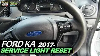 FORD KA 2017 &mdash; сброс индикатора сервисного обслуживания и срок службы масла