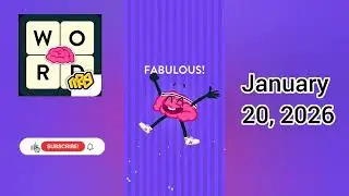WordBrain Space Brain Event January 20, 2025 Answer - All Parts | Full Gameplay & Solutions