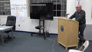 Board of Water & Sewer Commissioners - October 27, 2025