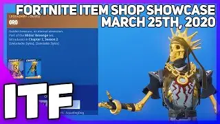 Fortnite Item Shop *NEW* ORO SET + CHALLENGES! [March 25th, 2020] (Fortnite Battle Royale)