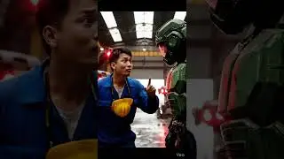 🤖 Green Warrior vs Factory Robot Overseer | फैक्ट्री में रोबोट बगावत! 💥🔥Hashtags:#GreenWarrior