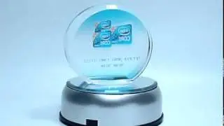 מעבר לרעיון - מגן הוקרה מזכוכית קריסטלית, דגם 