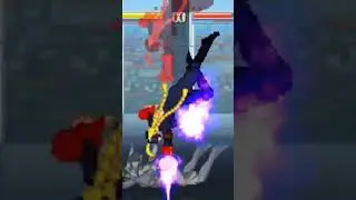 DECAPRE VS SATSUKI KIRYUIN #capcom #mugen #kof #kingoffighters #crossover #streetfighter #cammy #snk