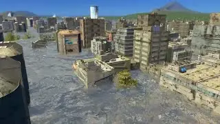 Tsunami Aftermath - City destroyed/ Abandoned - Cities Skylines