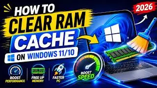 How to Clear RAM Cache on Windows 11/10 🚀 Boost Speed & Free Up Memory (2026)