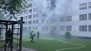 News-Clip:  Steyr: Brand in Hochhaus