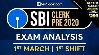 SBI Clerk Exam Review 2020 | 1st March - Shift 1 | SBI Clerk Prelims Analysis + Questions Asked