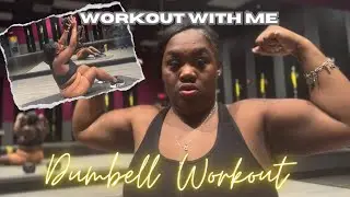 Workout W/ Me | Don’t Underestimate DB ONLY workout | invest in trainer | plan by fitnfineewpenelope