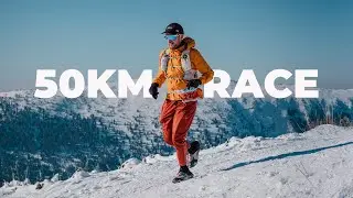 HOW I RUN 50KM WINTER ULTRA TRAIL RACE IN POLAND | TRAIL RUNNING VLOG