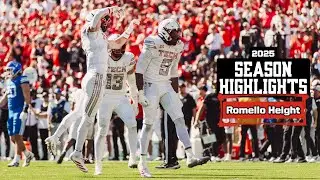 Texas Tech Football: Romello Height 2025 Highlights