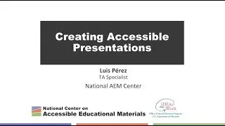 Accessible Presentations: How to Design and Deliver Content for Diverse Audiences