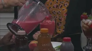 Frozen Raspberry Peach Tea