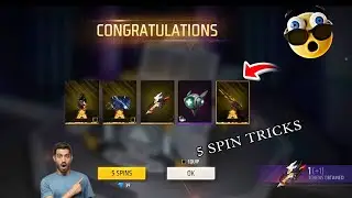 FREE FIRE NEW HYPERBOOK SPIN &🎯 5 SPIN 3 GRANDPRIZE🎯😱