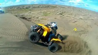 Moses lake sand dunes , quad