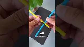 Creating a simple helicopter toy using a straw is a fun and easy project