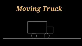 C program to create a moving truck in graphics