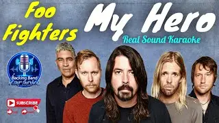 My Hero - Foo Fighters (Real Sound Karaoke) @BackingBandkaraoke #karaoke #rock 