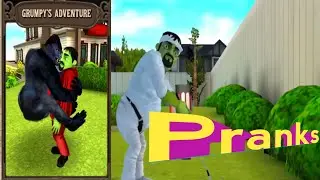 Scary stranger 3d / grumpy's adventure / All pranks (android)