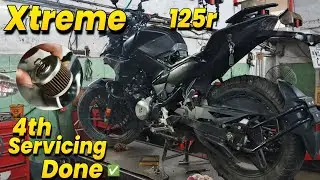 Xtreme 125r 4th Service Complete ✅ গাড়ি বন্ধ হওয়াটা কি ঠিক হাবে না 😒 Xtreme 125r all Problems