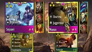 3 STAR NASUS & SEJUANI | Jayce's WorkShop | High Roll  | TFT SET 9 | RANKED