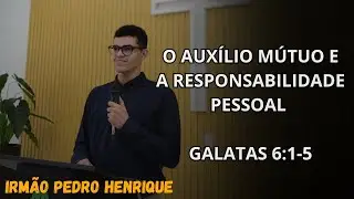 GALATAS 6:1-5   O AUXÍLIO MÚTUO E A RESPONSABILIDADE PESSOAL.  #palavradeDeus