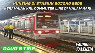 Hunting Di Stasiun Bojong Gede.... Keramaian KRL Commuter line Lintas Bogor line