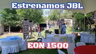 Asi suenan las JBL EON 1500 con la Consola Behringer 802.