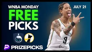 WNBA PRIZEPICKS BEST BETS TODAY | PLAYER PROPS Monday July 21st #wnbapicks