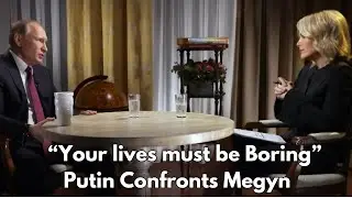 Vladimir Putin Brutality Confront Megyn Kelly About US Fake News and US Propaganda