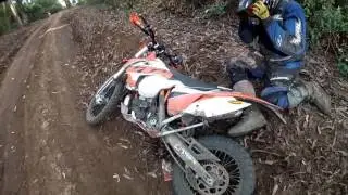 KTM 300 Dirt Bike Ride - Labertouche/Bunyip - Part 1