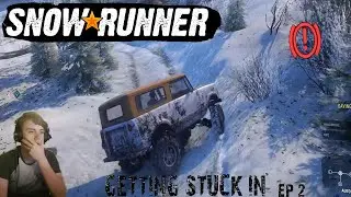 NEW TRUCK DISCOVERY SNOW RUNNER | GETTING STUCK IN EP 2 |