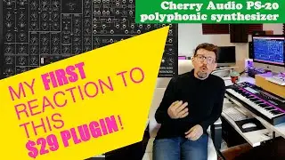 PS 20 Polyphonic Synthesizer Cherry Audio | My first reaction | best synth plugins | by AGD