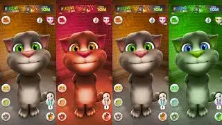 TALKING TOM COLOR EFFECT CAT GAMEPLAY WALKTHROUGH |&yen;  Talking Funny Moments CATS video #cat