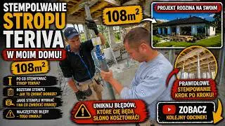 🔴EP.21 Stemplowanie stropu Teriva w moim domu