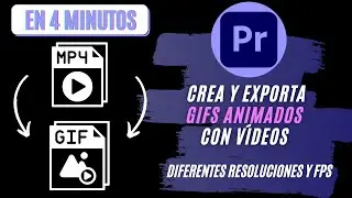 C&oacute;mo HACER un GIF ANIMADO | Adobe Premiere Pro Tutorial