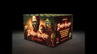 Diamond Fireworks - Zombie Horde - 56 Shot Barrage with Fan