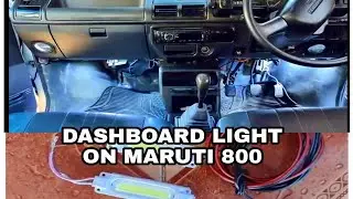 HOW TO INSTALL DASHBOARD LIGHT ON MARUTI 800