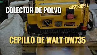 Colector de polvo para cepillo dewalt dw735x