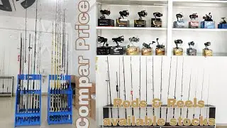 Fishing Tackle Shop Rod & Reel Stocks starting 650 Rupees @jrsafishing #tamilfishing #video #tackle