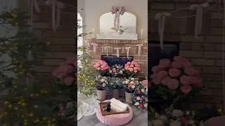 Christmas in July🎄#home #homedecor #summer #christmas #coquette #cottagecore #pink #aesthetic #xmas