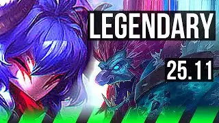 KINDRED vs TRUNDLE (JGL) | 18/1/10, Legendary, Rank 14 Kindred | EUW Challenger | 25.11