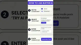 How to use buffer ai.     #viralvideo #shortvideo #aitools #ai          #shortsfeed