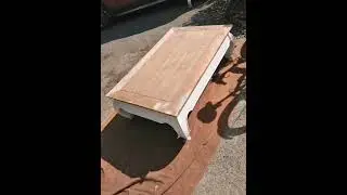 r&eacute;nov&eacute; repeindre une table basse opiume #djoukrenove #relooker #table #renovation #relooker #deco