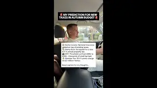 MY PREDICTION FOR AUTUMN BUDGET