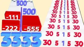 New Satisfying - Number Master Vs Number Merge Plus and Run || High Levels