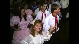 Curso de dança no palmeirinha em canoinhas sc ano 1996 